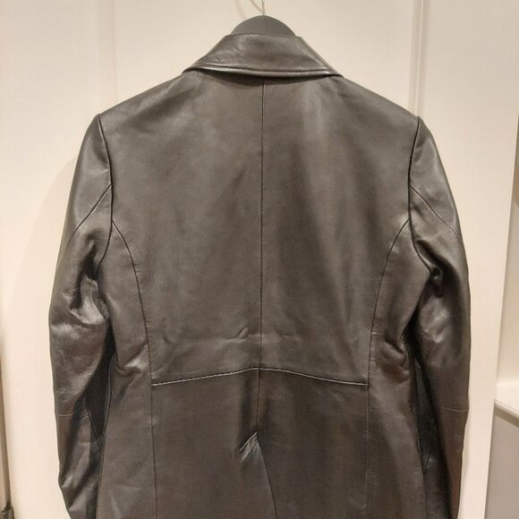 Quince Leather Blazer - Picture 3 of 6